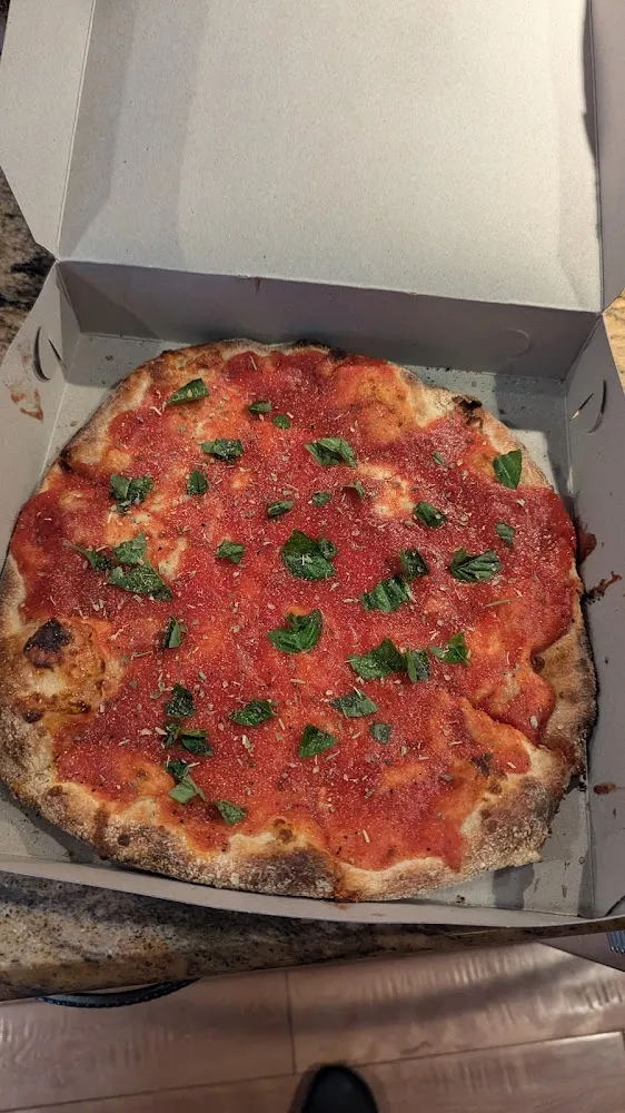 Small Upside Down Pizza Extra Sauce Well Done